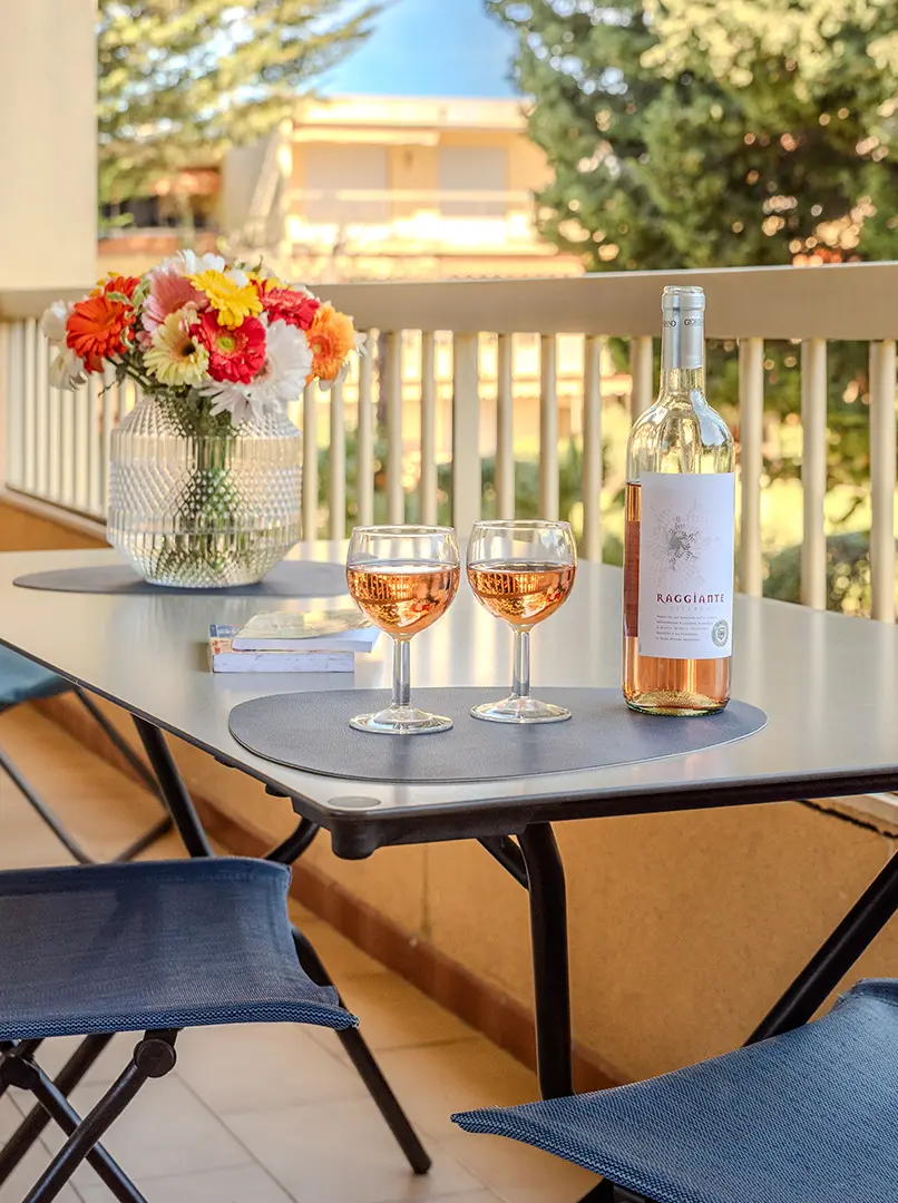 balcon rose